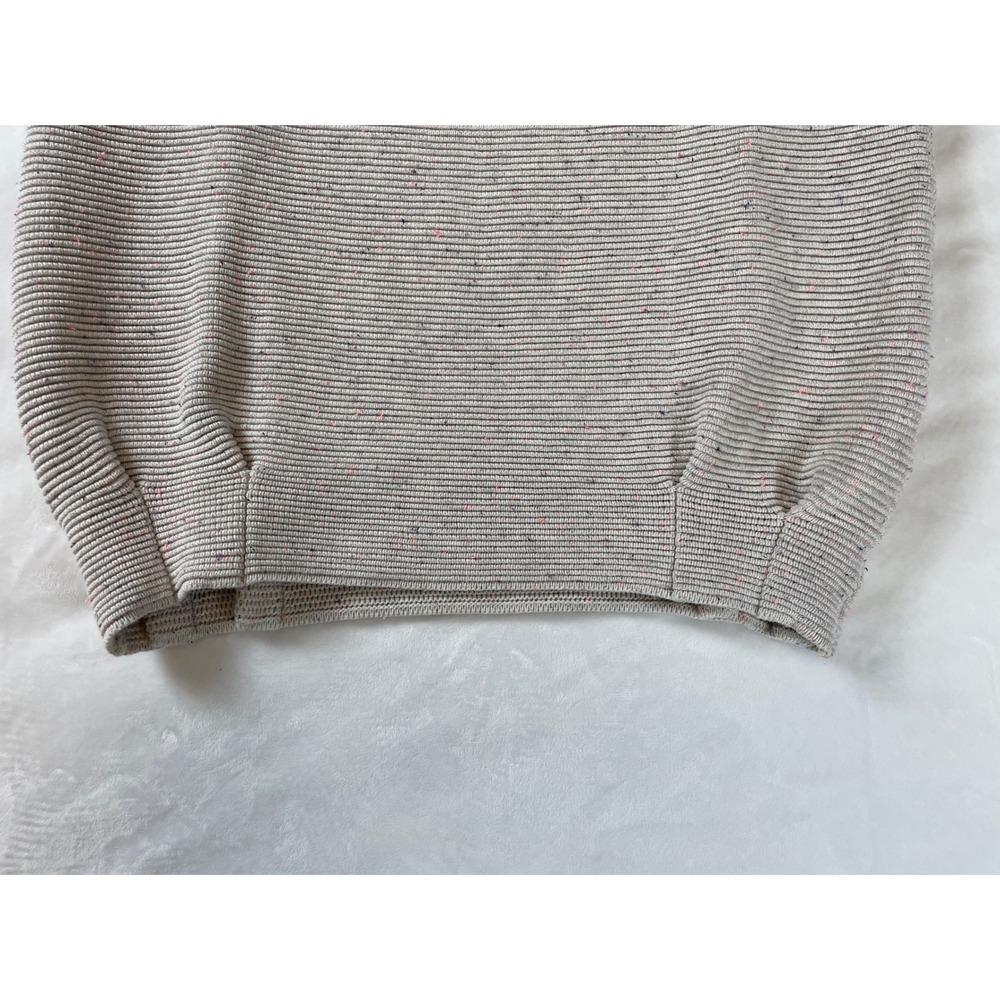 French Connection Cream Ribbed Knit Sweater - Picture 7 of 12